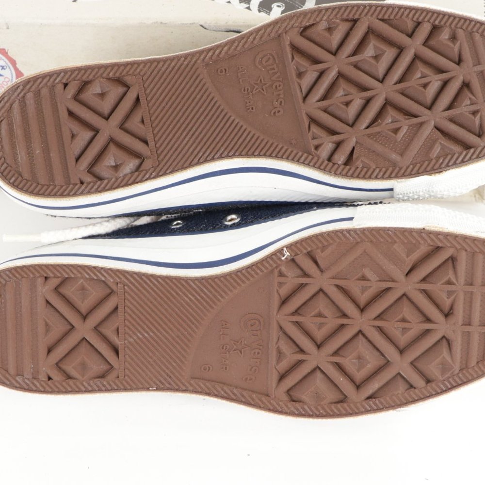 New Vintage Converse Inside Out Denim Shoes USA 8 - Picture 7 of 8